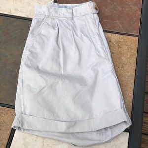 Tommy Hilfiger tan high-waisted shorts, size 10.